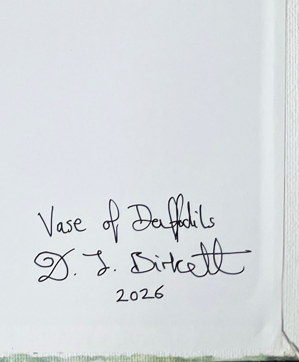 Daffodils in a Glass Vase