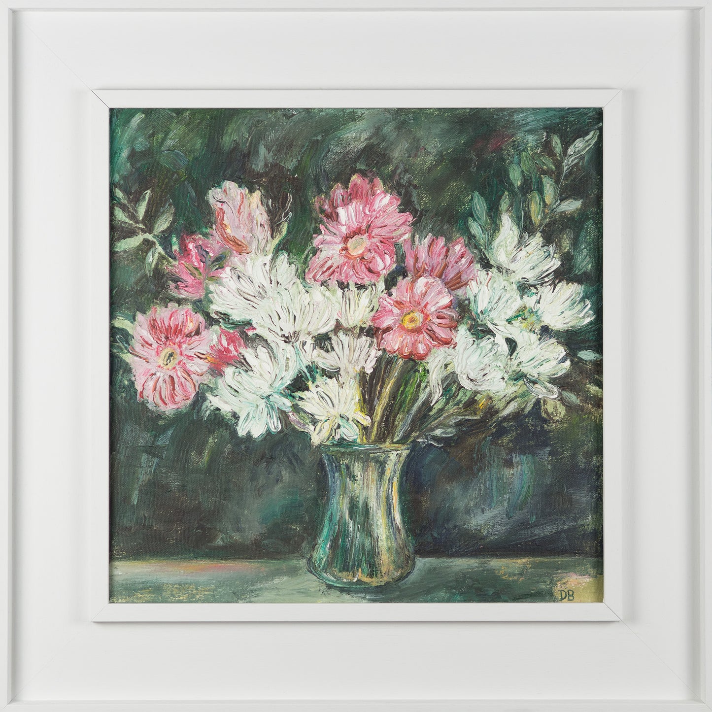 Gerberas and chrysanthemums – Original Oil Painting