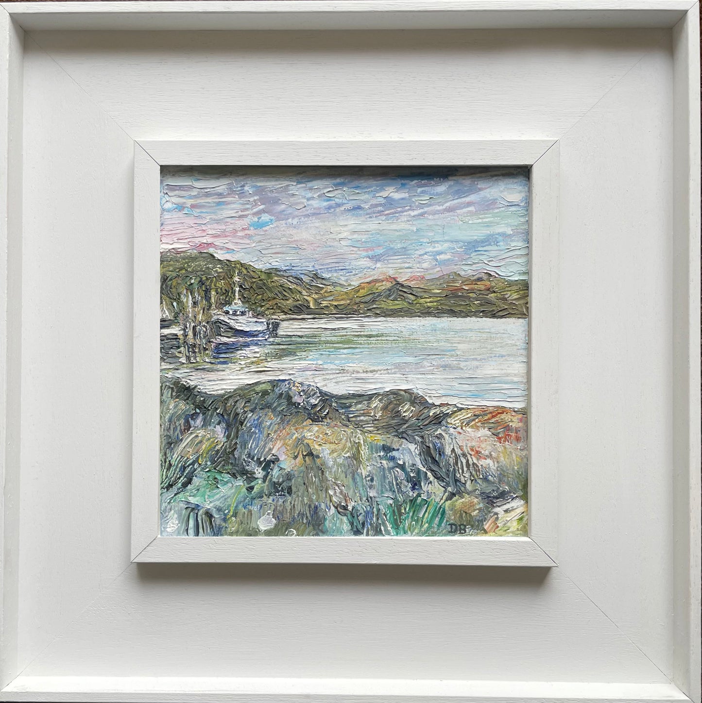 Gairloch Harbour, Scotland – Original Oil Painting