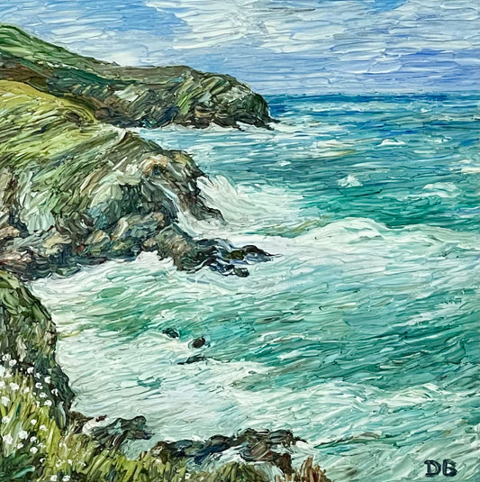 Windy Day at Port Isaac, Cornwall