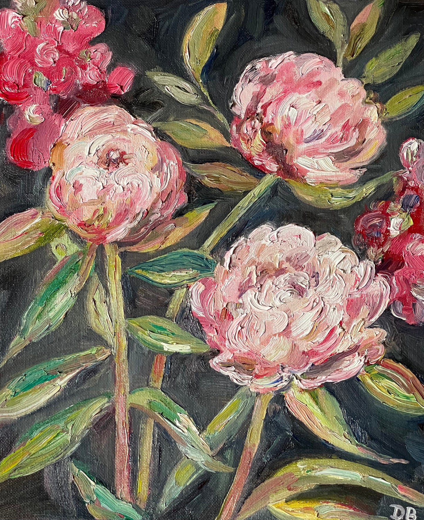 Peonies – Original Oil Painting