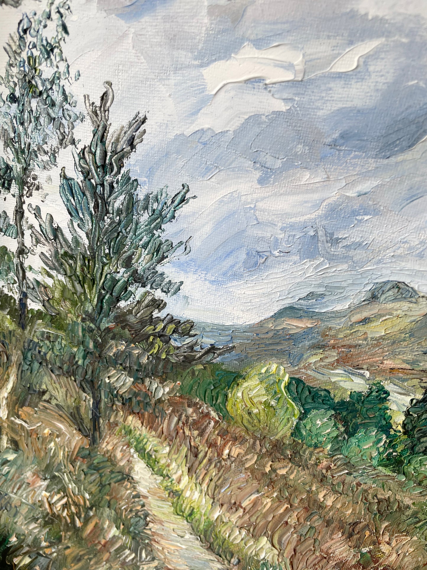 View of Beinn Eighe, Scotland – Original Oil Painting