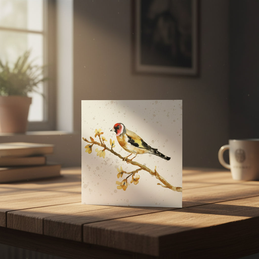 Set of 6 garden bird greetings cards