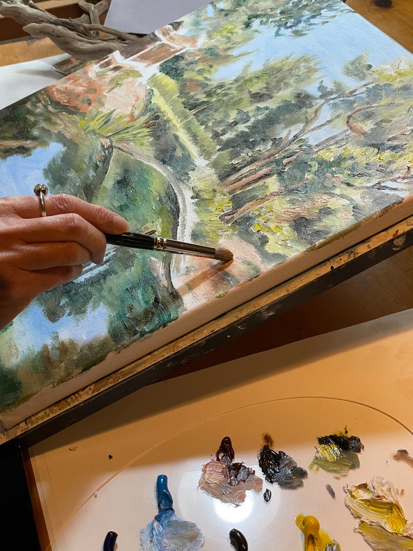 The Japanese Garden, Tatton Park, Cheshire – Original Oil Painting